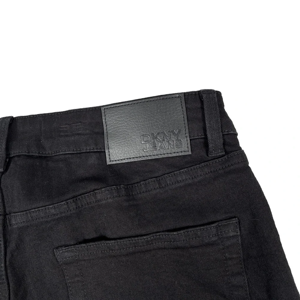 New Mens DKNY Jeans Bedford Slim Black Denim Size 33x30 NWT $79
